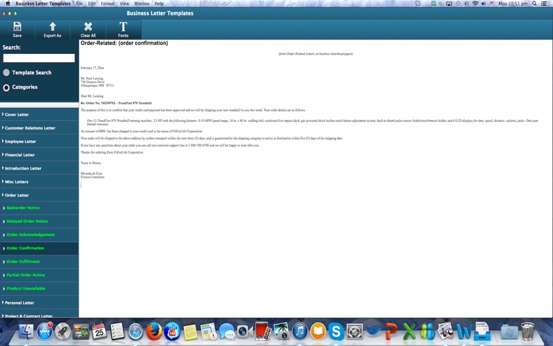 Business Letter Templates thumbnail 4