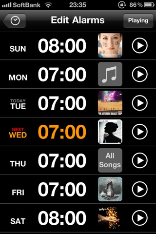 Weekly Alarm Free screenshot 3