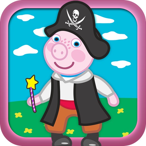Happy Pig Family Party - Style and Design Fashion World Kids Game Icon