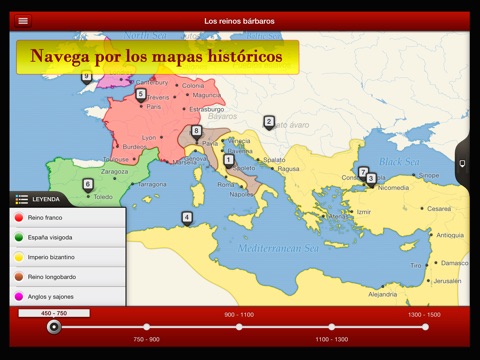 TimeMaps Middle Ages - Historical Atlas screenshot 2