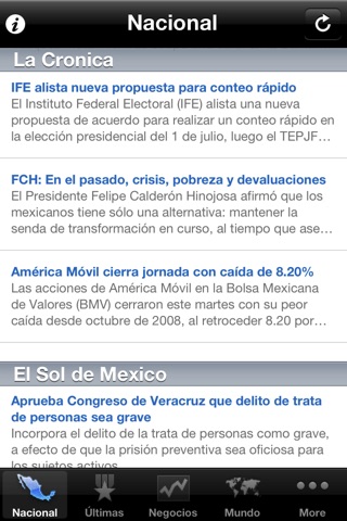 México Noticias, 24/7 screenshot 2