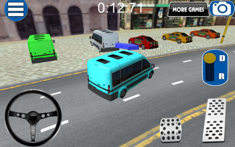 Trailer Van Parking 3D Game screenshot 2