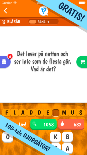 DjurgÃ¥tor – roliga och kluriga gÃ¥tor om djur i app store