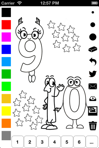 123 Coloring Book for Children: Learn to write and color numbers screenshot 3