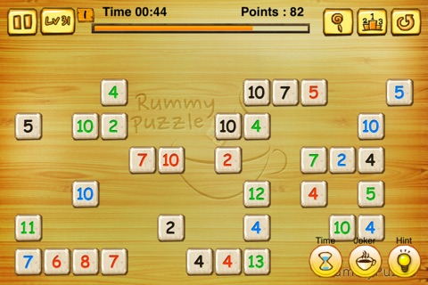 RummyPuzzle Lite screenshot 4