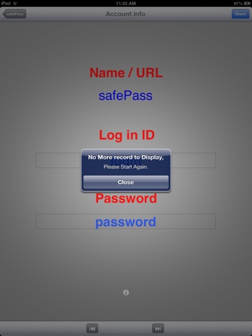 safePass For iPad screenshot 4