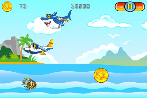 Rocket Angel Free - An endless jetpack fish clash screenshot 2
