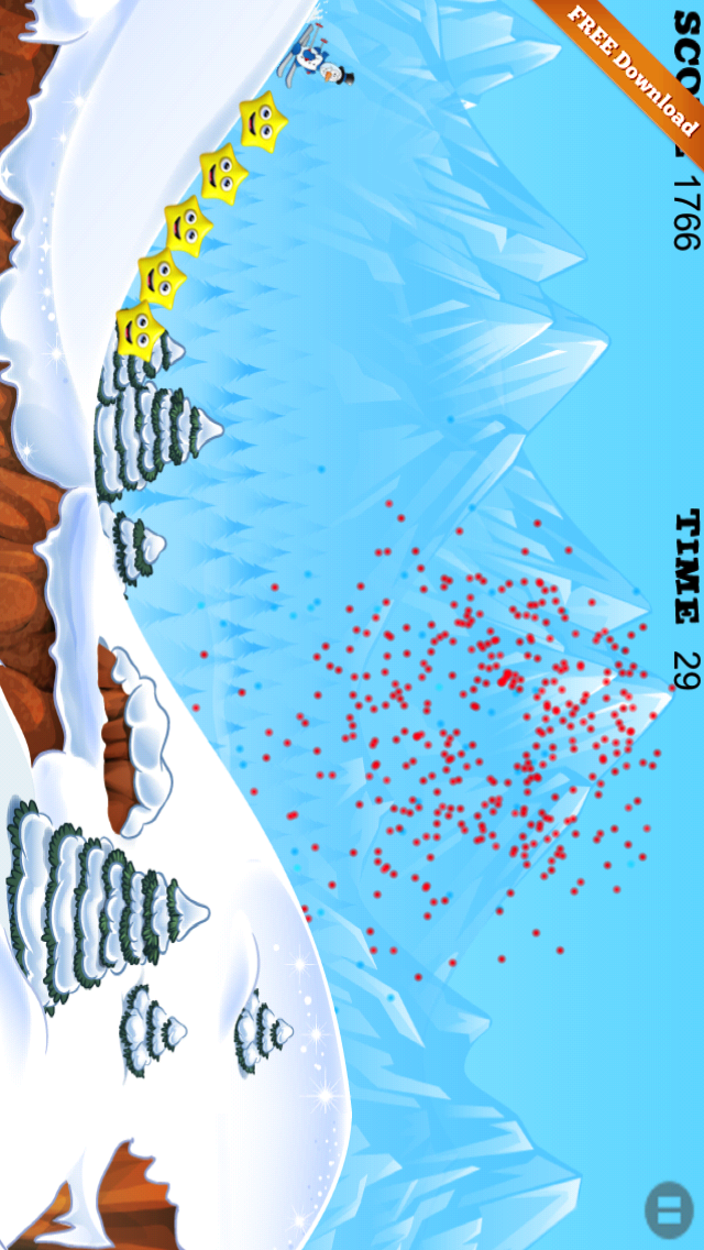 Frosty's Downhill Racing: Winter Wonderland Ski Fun - Free Game Edition for iPad, iPhone and iPodのおすすめ画像1