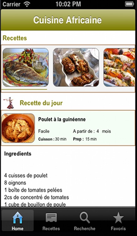 Cuisine Africaine