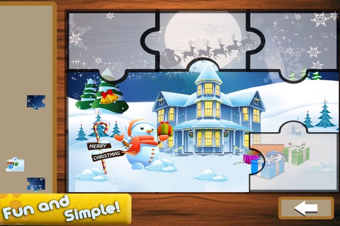 Christmas Puzzles From Santa For Kids Free screenshot 2