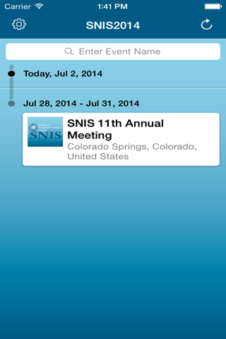 SNIS 11th Annual Meeting screenshot 2