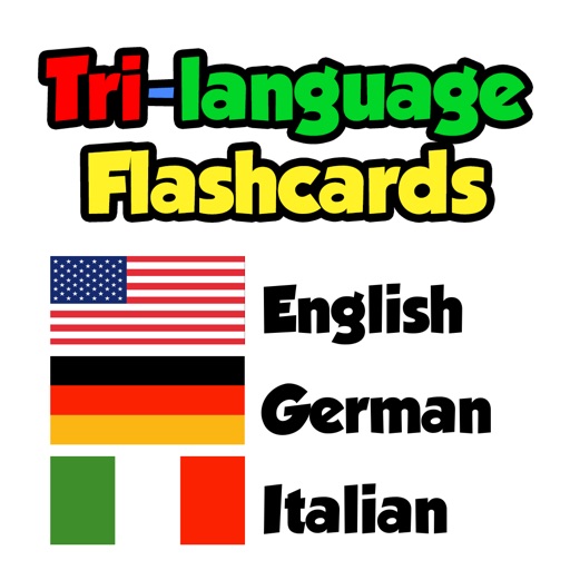 Flashcards - English, German, Italian icon