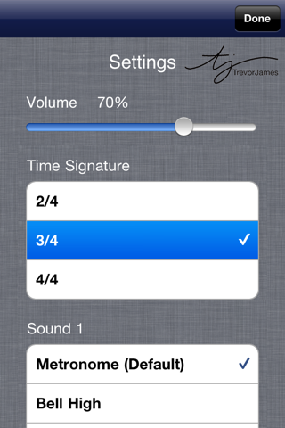 TJ Metronome screenshot 2