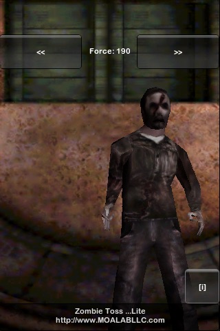 Zombie Toss Lite screenshot 2