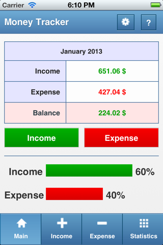 Money Tracker App screenshot 2