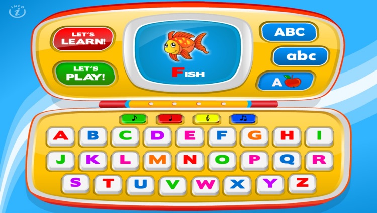 Letters Laptop A to Z · TeachMe Alphabet, ABC Letter Quiz and Letter Recognition, Flash Cards and Spelling Activities - Learning Reading School Games for Kids: Toddler, Preschool, Kindergarten by Abby Monkey®