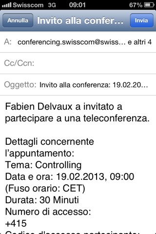 Conferencing Swisscom screenshot 4