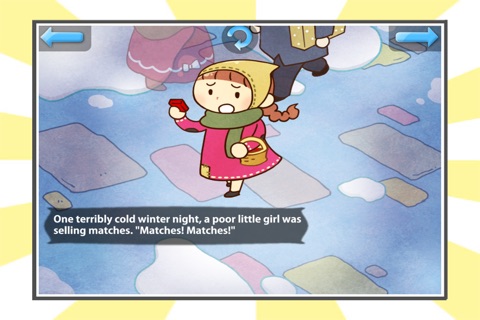 Abs : Kids English FairyTale - The Little Match Girl screenshot 2