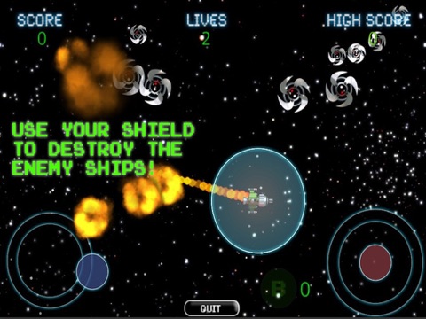 Geomatrix Space Wars HD FREE screenshot 4