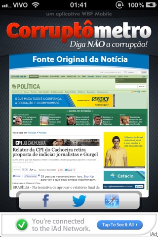 Corruptometro Brasil screenshot 4