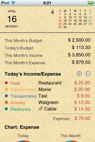 Money Journal Lite screenshot 2
