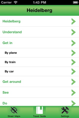 Heidelberg Offline Street Map screenshot 2