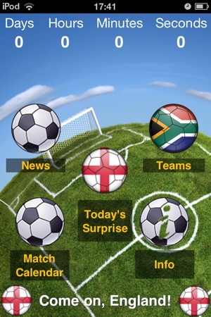 England World Football Calendar 2010 - Ultimate Supporter Ap(圖1)-速報App