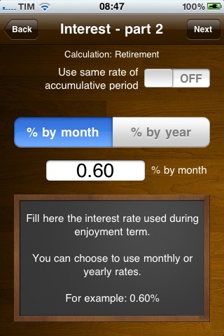 InvestCalc screenshot 3