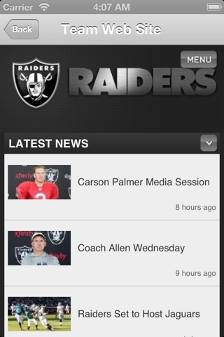 Raiders Fan Static screenshot 4
