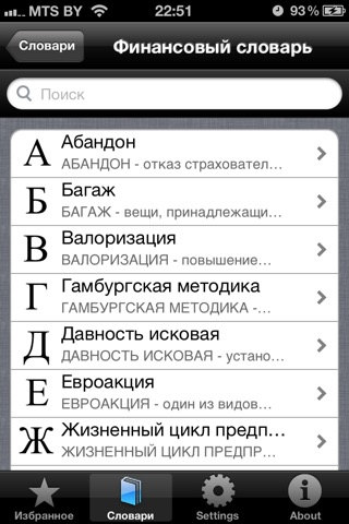 Большой Словарь Free screenshot 3