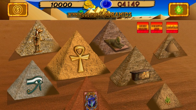 Winning Secret of the Pyramids  ：古埃及的老虎機法老的追求 - 免費版(圖1)-速報App