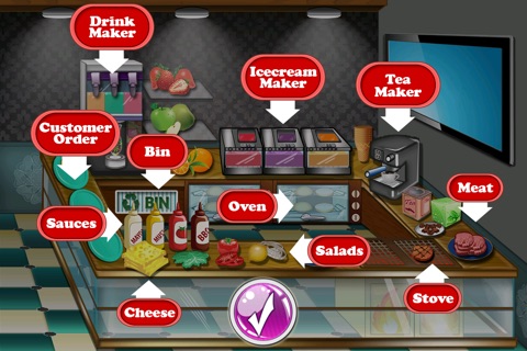 Sally's Snack Bar - Cooking & Serving Snacks Time Management game for Girls & Kids screenshot 4
