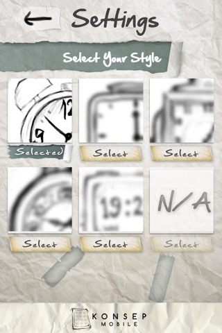 Doodle Clock Lite screenshot 2