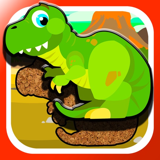 Dino Puzzles for Kids (Toddler Age Dinosaur Learning Games Free) Icon