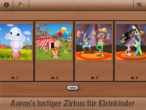 Aaron's funny circus puzzle for toddlers screenshot 2