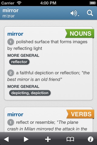Concise English Dictionary & Thesaurus 2013 screenshot 3