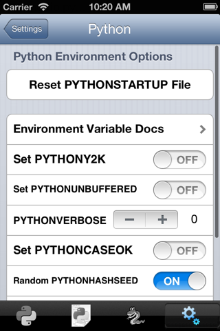 Python 3.3 for iOS screenshot 2