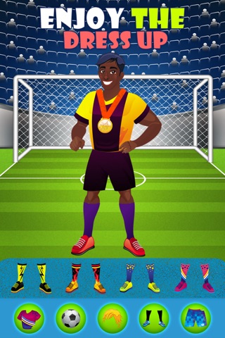 All Star World Football and Soccer Fans Dream Game - Advert Free Dress Up Game For Kids screenshot 4