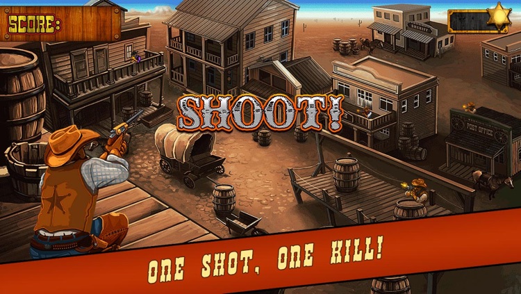 City Slinger Western Shootout - Cowboys & Outlaws Gun Fight FREE screenshot-3