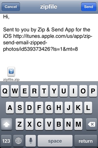 Zip & Send - Email Zipped Photos and Videos screenshot 3