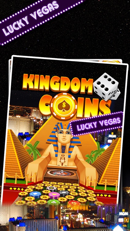 Kingdom Coins Lucky Vegas - Dozer of Coins Arcade Game