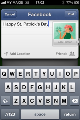 Saint Patrick Day eCards Lite N screenshot 3