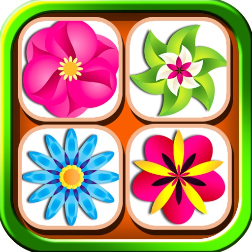 Flowers 2048 FREE - Pretty Sliding Puzzle Game Icon