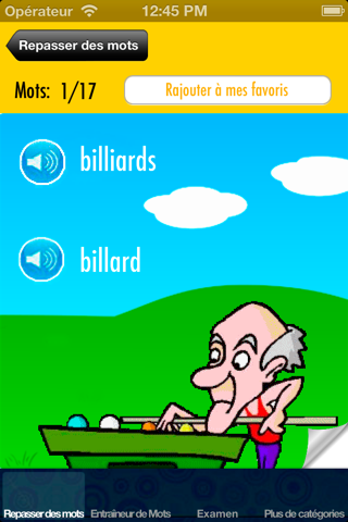 Learn French for Children: Help Kids Memorize Words - Free screenshot 2