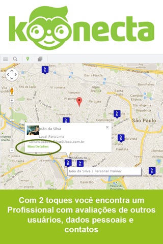 Koonecta: Busca de Personal Trainer, Fisioterapeuta, SPA, Studio Yoga e Pilates, Academeia, Lutas e diversos outros profissionais e especialidades screenshot 2