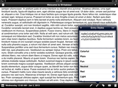 Writables screenshot 4