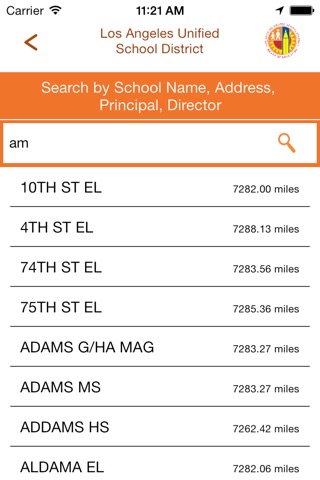 LAUSD School Search screenshot 3
