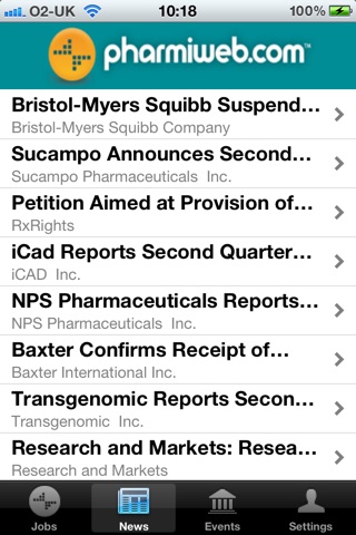 Pharmiweb for iPhone screenshot 2