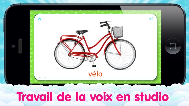 French Flashcards for Kids and logic game «Find a Picture»