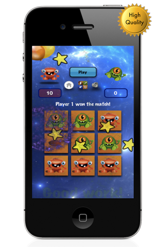 Tic Tac Alien Clash: Far Away Galaxy Match - Free Game Edition for iPad, iPhone and iPod screenshot 2